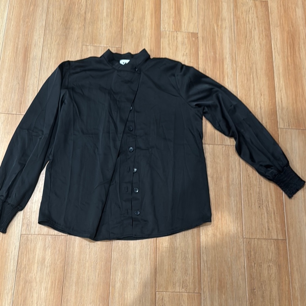 Black Button-Up Shirt